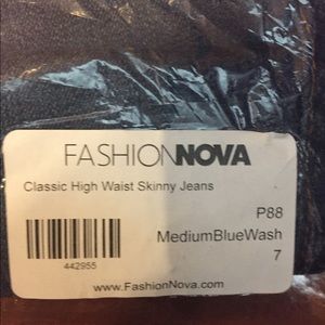 Fashion nova classic high waist jeans